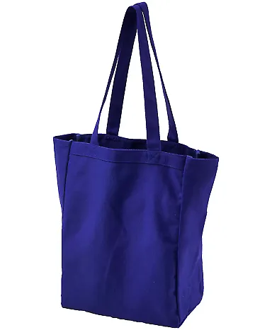 BE008 BAGedge 12 oz. Canvas Book Tote in Royal front view