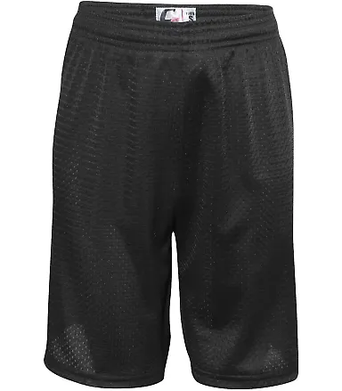 5209 C2 Sport Youth Mesh 6 Short Black front view