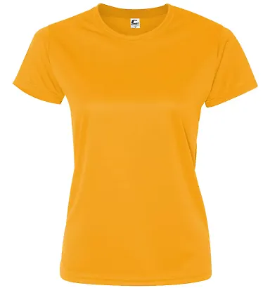 C5600 C2 Sport Ladies Polyester Tee Gold front view