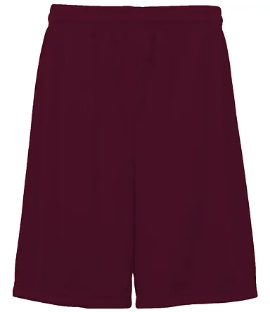 5229 C2 Sport Youth Performance Shorts Maroon front view