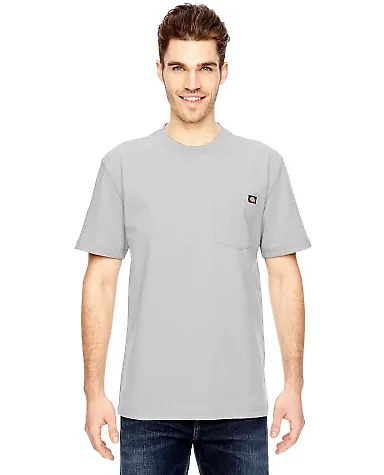 WS450 Dickies 6.75 oz. Heavyweight Work T-Shirt WHITE front view