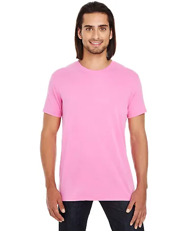 130A Threadfast Apparel Unisex Pigment Dye Short-S CHARITY PINK front view