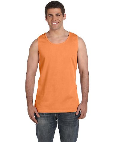 C9360 Comfort Colors Ringspun Garment-Dyed Tank in Melon front view