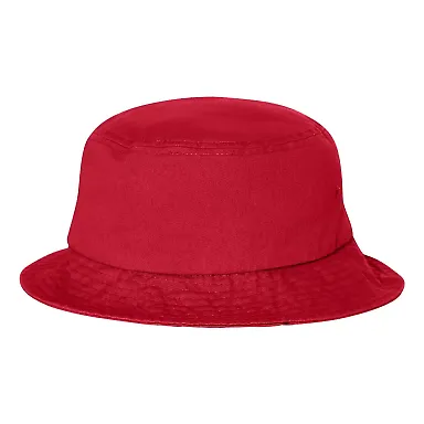 2050 Sportsman  - Bio-Washed Bucket Cap -  Red front view