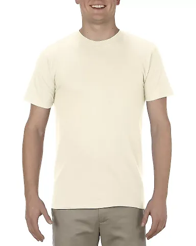 5301N Alstyle Adult Cotton Tee Cream front view