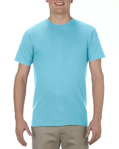 5301N Alstyle Adult Cotton Tee Pacific Blue front view