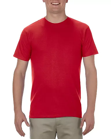 5301N Alstyle Adult Cotton Tee Red front view