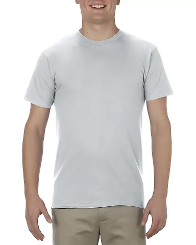 5301N Alstyle Adult Cotton Tee Silver front view