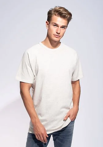 Cotton Heritage MC1083 Short Sleeve Raglan Tee in White front view