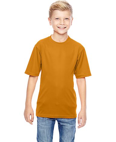 791  Augusta Sportswear Youth Performance Wicking  in Gold front view