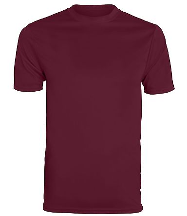 791 Augusta Sportswear Youth Performance Wicking in Maroon front view