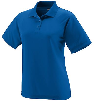 5097 Augusta Ladies' Wicking Mesh Sport Polo in Royal front view