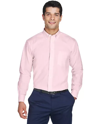 D630 Devon & Jones Men's Crown Collection™ Solid PINK front view