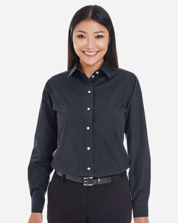 DG534W Devon & Jones Ladies' Crown Collection™ S in Black/ graphite