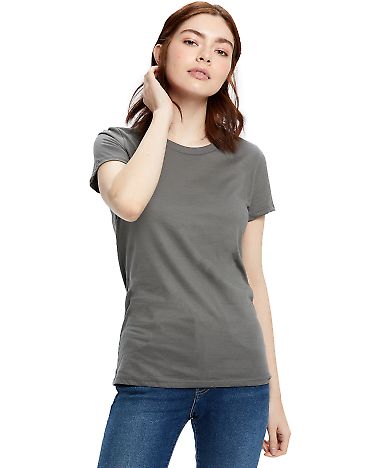 US Blanks US100 Women's Jersey T-Shirt in Asphalt front view