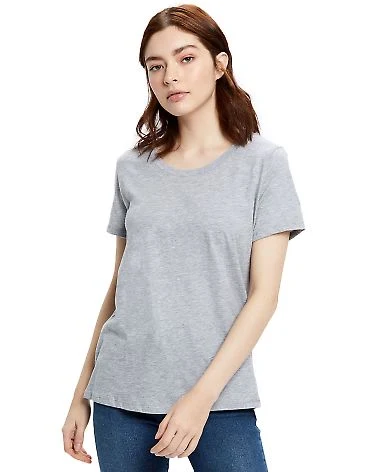 US Blanks US100 Women's Jersey T-Shirt in Heather grey front view