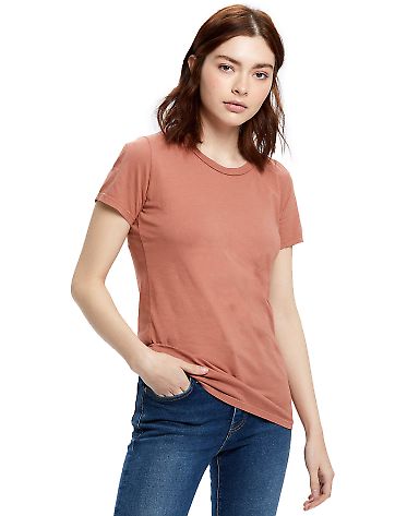 US Blanks US100 Women's Jersey T-Shirt in Cinnamon front view