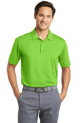 Nike Golf 637167  Dri-FIT Vertical Mesh Polo Action Green front view