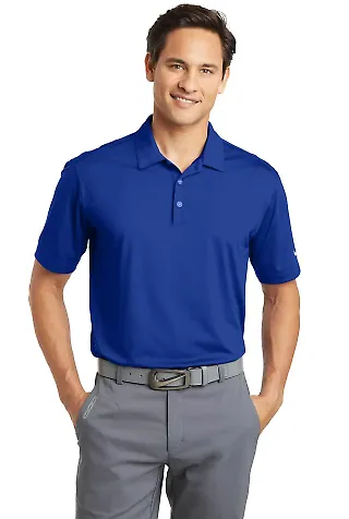 Nike Golf 637167  Dri-FIT Vertical Mesh Polo Old Royal front view