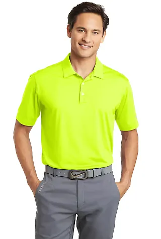Nike Golf 637167  Dri-FIT Vertical Mesh Polo Volt front view