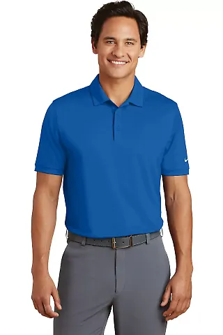Nike Golf 799802  Dri-FIT Players Modern Fit Polo Gym Blue front view