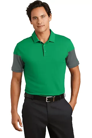 Nike Golf 779802  Dri-FIT Sleeve Colorblock Modern Pine Grn/Anthr front view