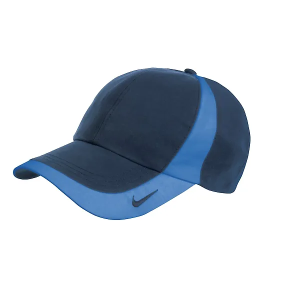 Nike Golf 354062  - Dri-FIT Technical Colorblock C Navy/Pac Blue front view
