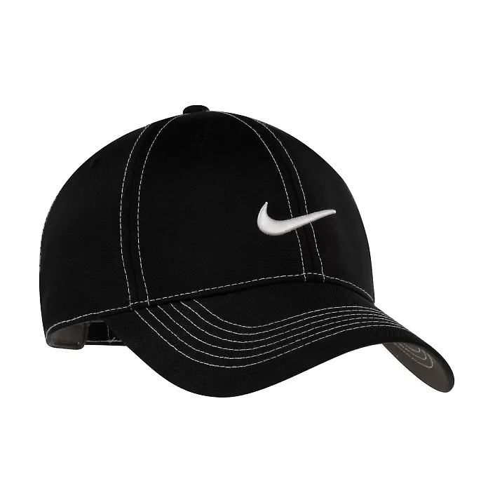 Nike Golf 333114  - Swoosh Front Cap Black front view