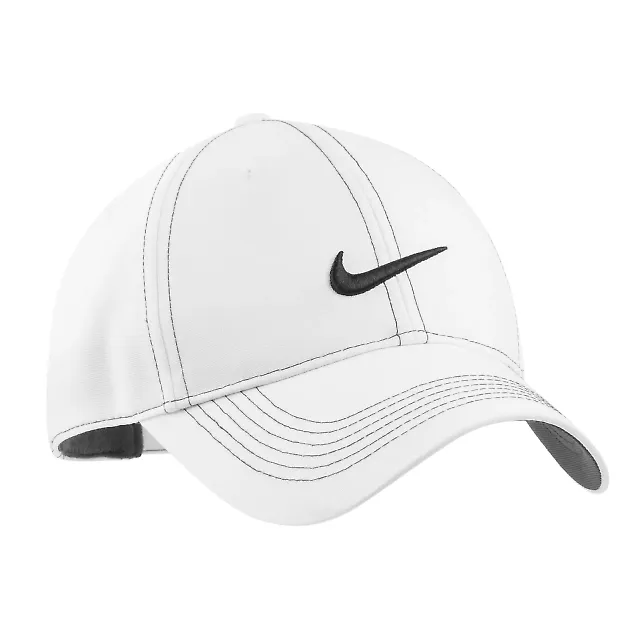 Nike Golf 333114  - Swoosh Front Cap White front view