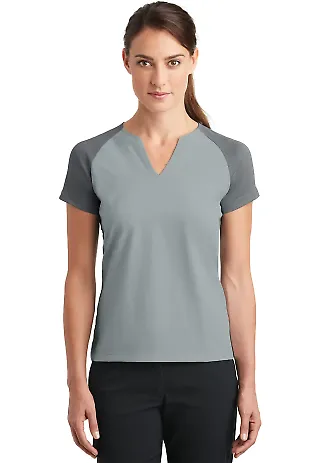 Nike Golf 838960  Ladies Dri-FIT Stretch Performan Cool Gry/Dk Gy front view