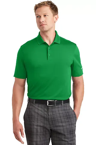 Nike Golf 838956  Dri-FIT Players Polo with Flat K Pine Green front view