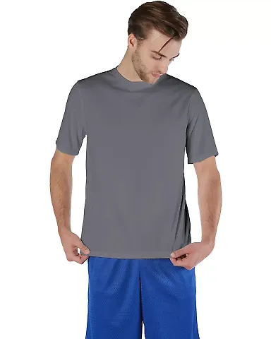 Champion CW22 Sport Performance T-Shirt in Stone grey front view