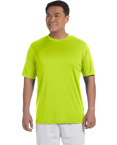 Champion CW22 Sport Performance T-Shirt in Safety green front view