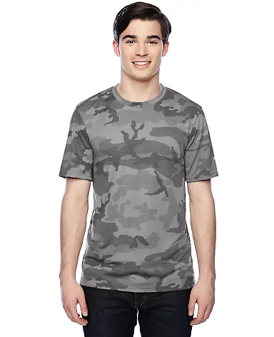 Champion CW22 Sport Performance T-Shirt in Stone grey camo front view