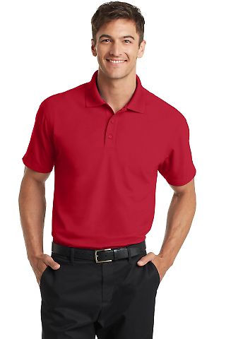 Port Authority K572  &#174;  Dry Zone &#174;  Grid in Engine red front view