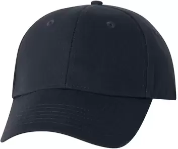 Valucap VC600 Structured Chino Cap Navy front view