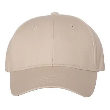 Valucap VC600 Structured Chino Cap Stone front view