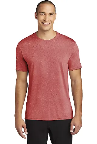 Gildan 46000 Performance® Core Short Sleeve T-Shi in Hth spt scrlt rd front view