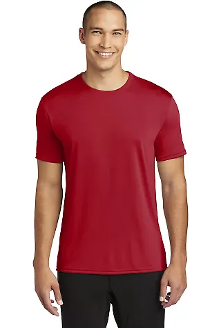 Gildan 46000 Performance® Core Short Sleeve T-Shi in Sprt scarlet red front view