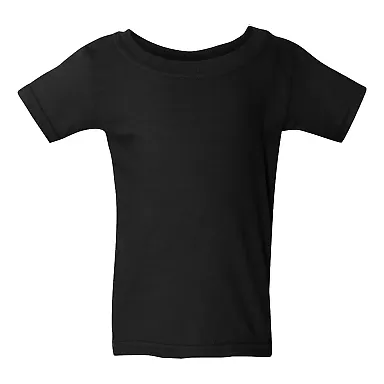 Gildan 64500P Softstyle Toddler Tee  BLACK front view