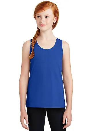District DT5301YG    Girls The Concert Tank in Deep royal front view