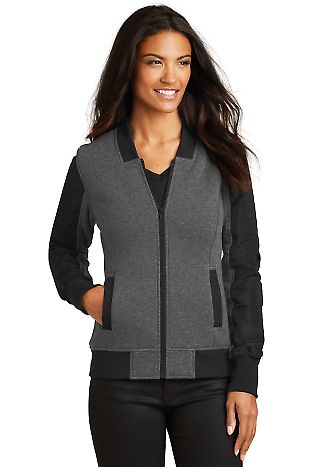 Ogio Apparel LOG506 OGIO Ladies Crossbar Jacket in Blacktop heather