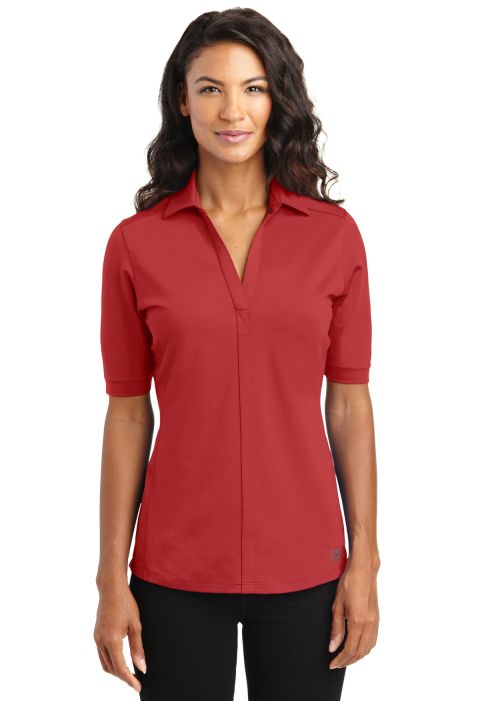 Ogio Apparel LOG130 OGIO Ladies Metro Polo in Ripped red