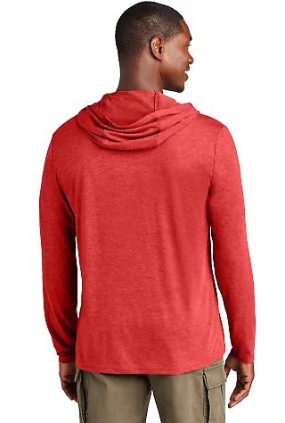 District Made DM139    Mens Perfect Tri   Long Sle in Redfrost front view