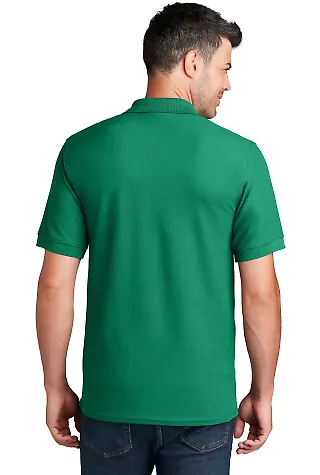 Port & Company KP155 Core Blend Pique Polo Kelly front view