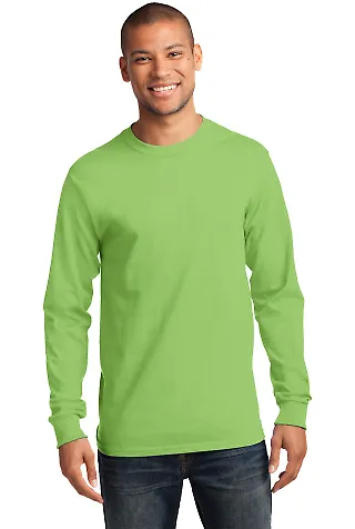 Port & Company PC61LST - Tall Long Sleeve Essentia Lime front view
