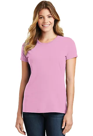 Port & Company LPC450 Ladies Fan Favorite Tee Candy Pink front view