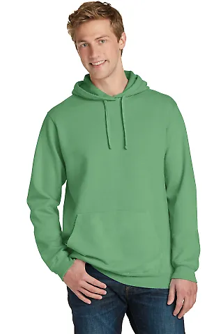 Port & Company PC098H Pigment-Dyed Pullover Hooded Safari front view