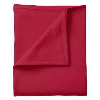 Port & Co BP78 mpany   Core Fleece Sweatshirt Blan Red front view