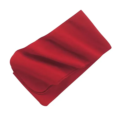 Port & Co FS03 Port Authority   Extra Long Fleece  Red front view